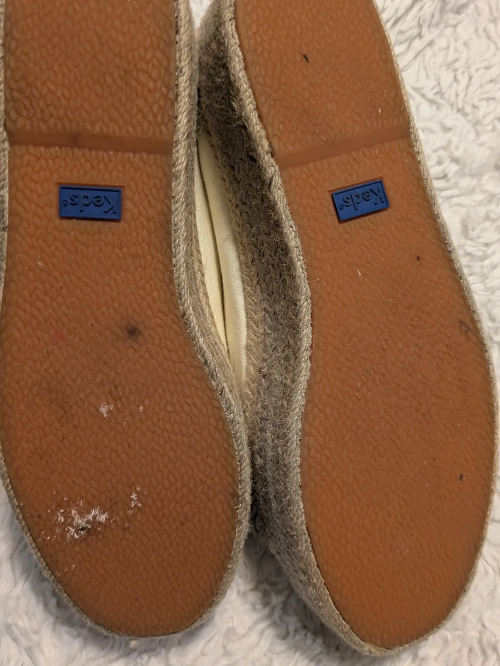 Keds Cream Canvas Espadrille Sneakers